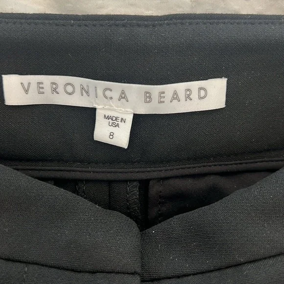 Veronica Beard Black Pants with Silver Button Accents. In excellent condition.